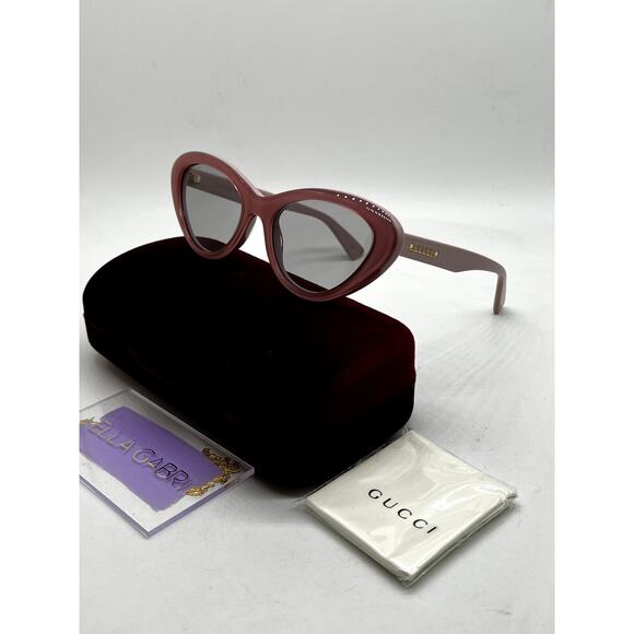 NEW Gucci GG1170S Pink Cat Eye Sunglasses - Picture 3 of 9